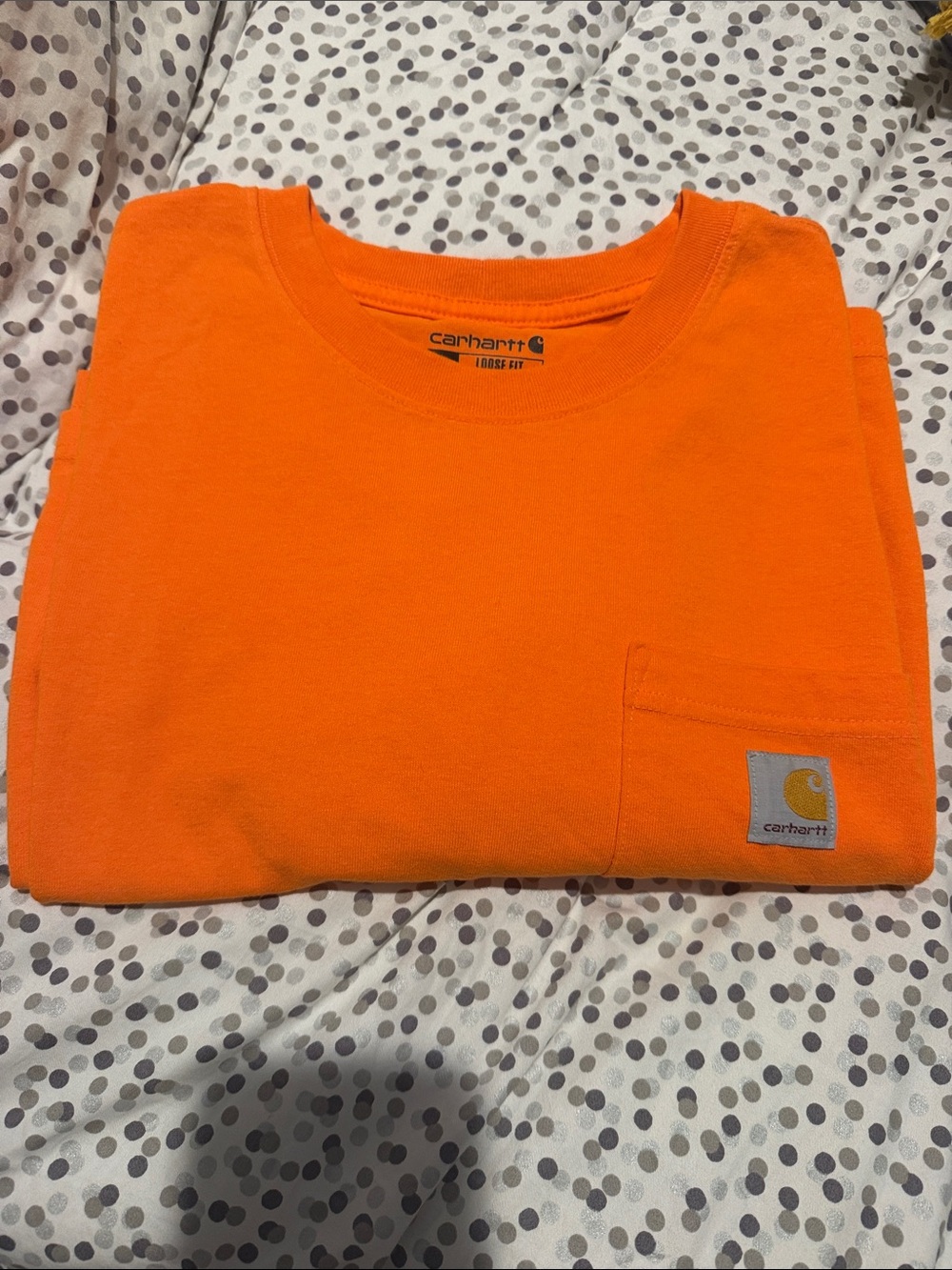 Carhartt Short Sleeve Pocket Tee - Bright Orange